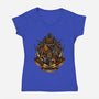 Home Of Magic And Greatness-womens v-neck tee-glitchygorilla