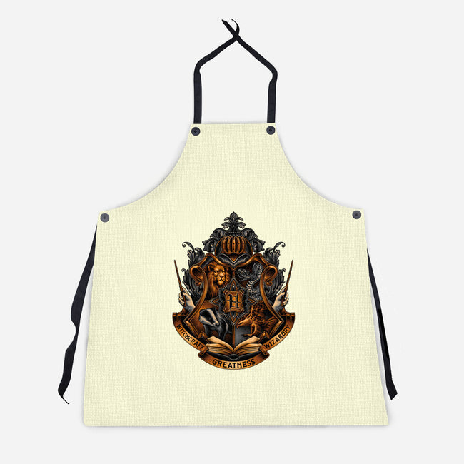 Home Of Magic And Greatness-unisex kitchen apron-glitchygorilla
