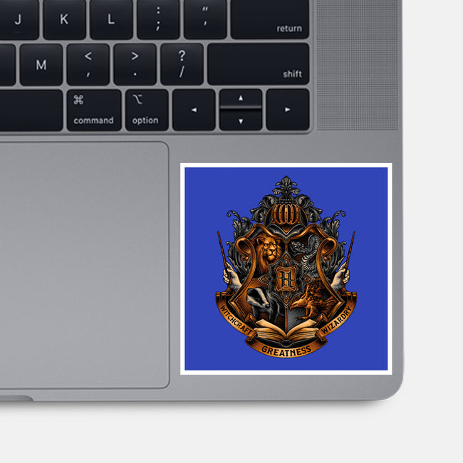 Home Of Magic And Greatness-none glossy sticker-glitchygorilla
