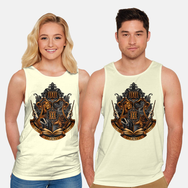 Home Of Magic And Greatness-unisex basic tank-glitchygorilla
