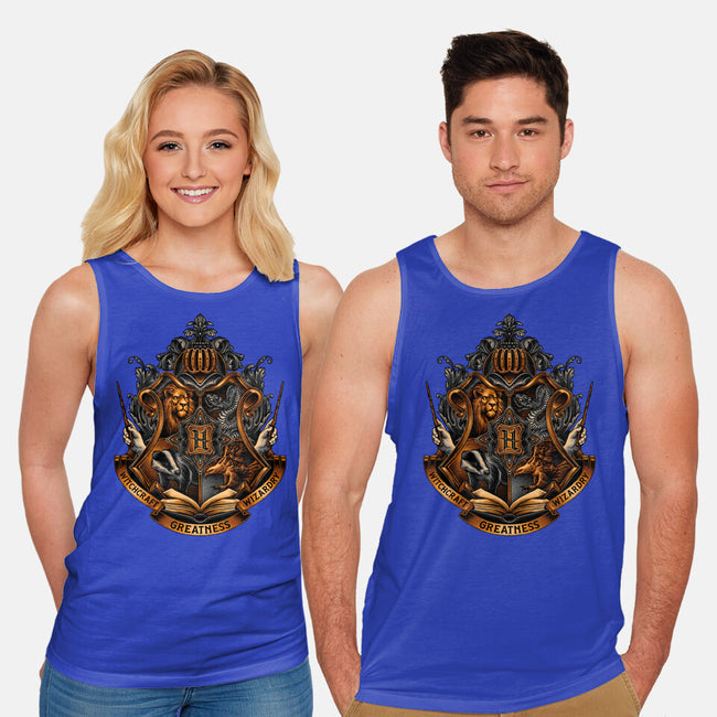 Home Of Magic And Greatness-unisex basic tank-glitchygorilla