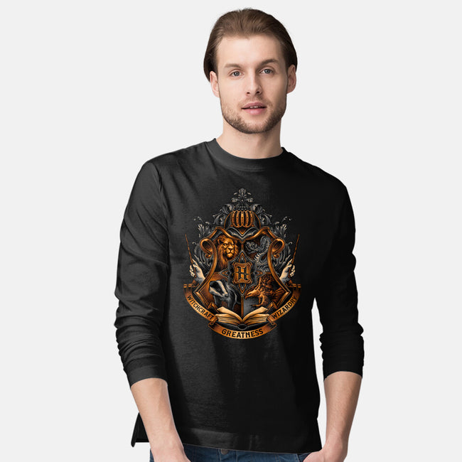 Home Of Magic And Greatness-mens long sleeved tee-glitchygorilla