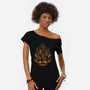 Home Of Magic And Greatness-womens off shoulder tee-glitchygorilla