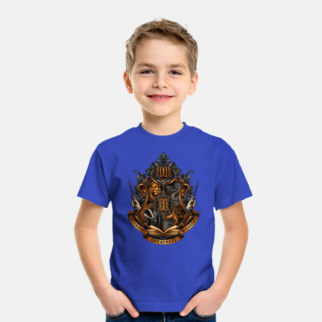Home Of Magic And Greatness-youth basic tee-glitchygorilla
