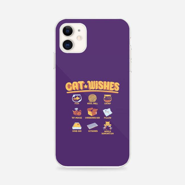 Cat Wishes-iphone snap phone case-tobefonseca