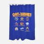 Cat Wishes-none polyester shower curtain-tobefonseca