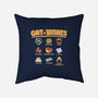 Cat Wishes-none removable cover throw pillow-tobefonseca