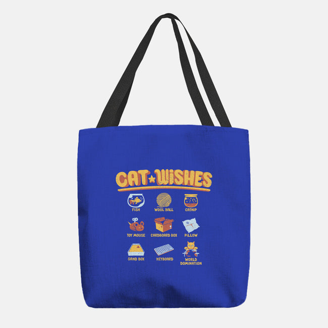 Cat Wishes-none basic tote-tobefonseca