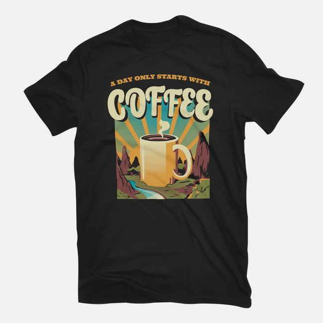 Good Morning Coffee-youth basic tee-tobefonseca