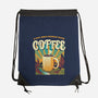 Good Morning Coffee-none drawstring bag-tobefonseca