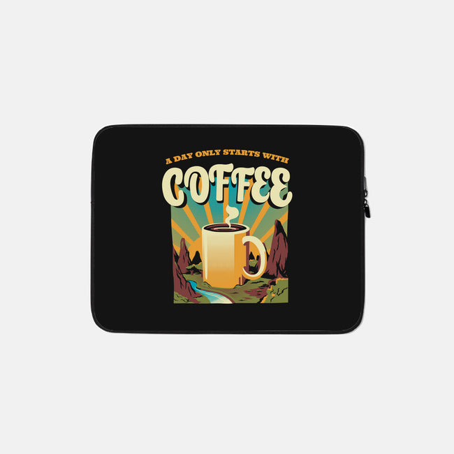 Good Morning Coffee-none zippered laptop sleeve-tobefonseca