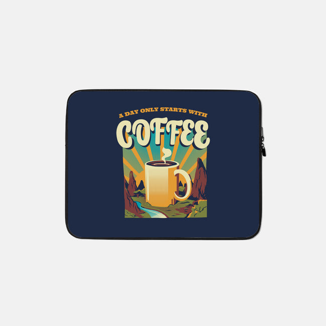 Good Morning Coffee-none zippered laptop sleeve-tobefonseca