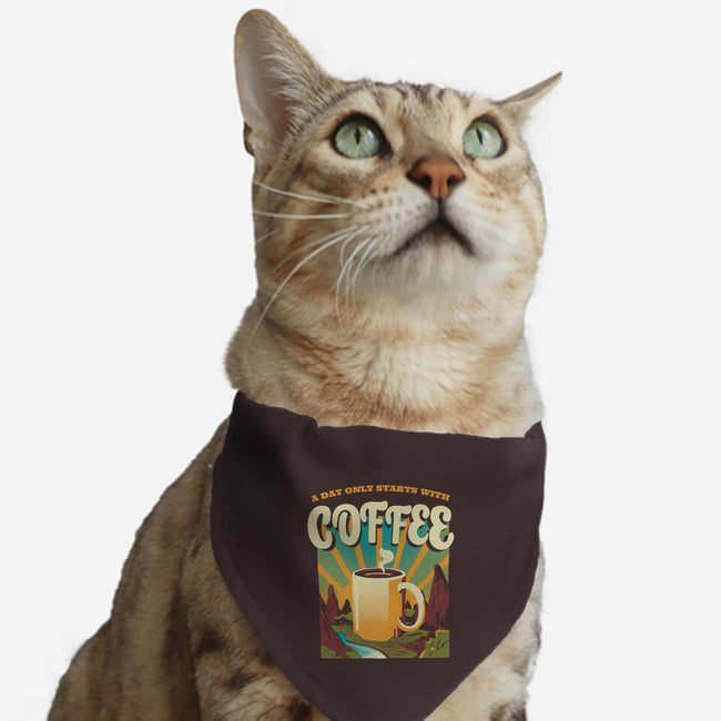 Good Morning Coffee-cat adjustable pet collar-tobefonseca