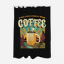 Good Morning Coffee-none polyester shower curtain-tobefonseca