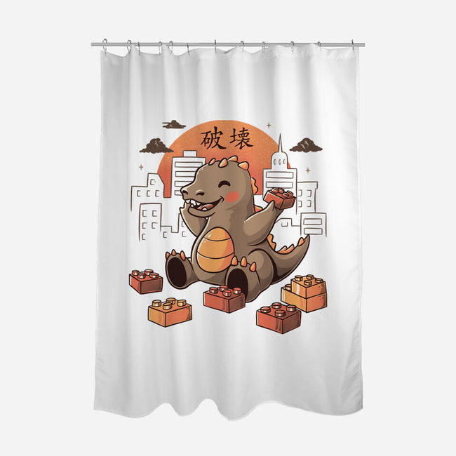 Baby Monster-none polyester shower curtain-tobefonseca