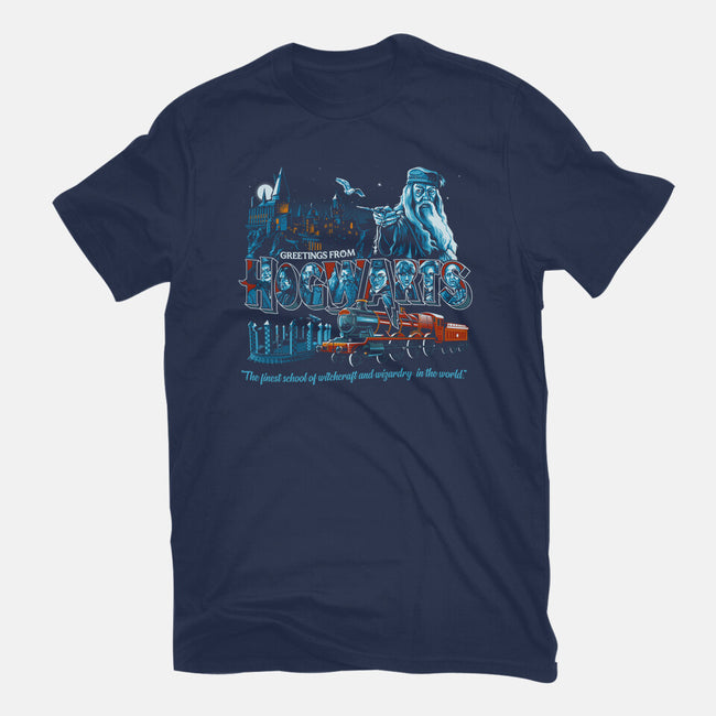 The Finest School Of Magic-womens fitted tee-goodidearyan