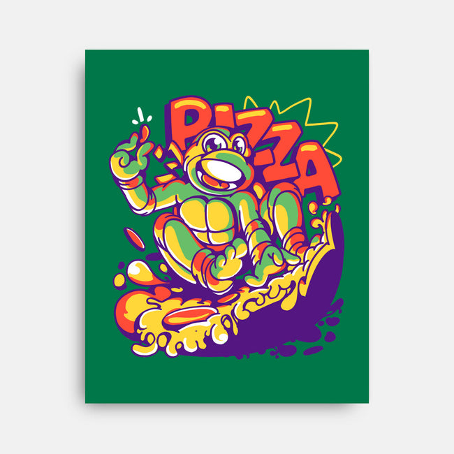 A Slice For The Turtle-none stretched canvas-estudiofitas