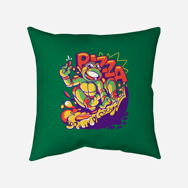A Slice For The Turtle-none removable cover throw pillow-estudiofitas