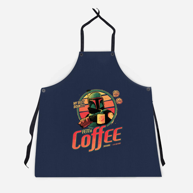 Fett A Coffee-unisex kitchen apron-teesgeex