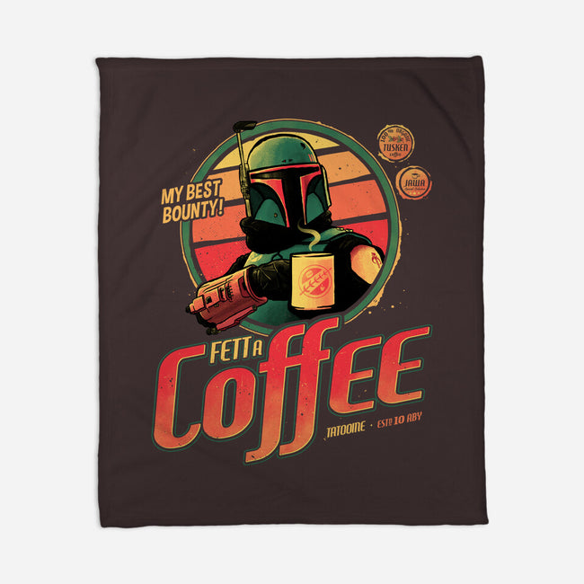 Fett A Coffee-none fleece blanket-teesgeex