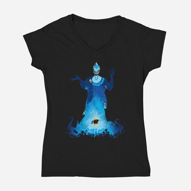 Underworld God-womens v-neck tee-dalethesk8er