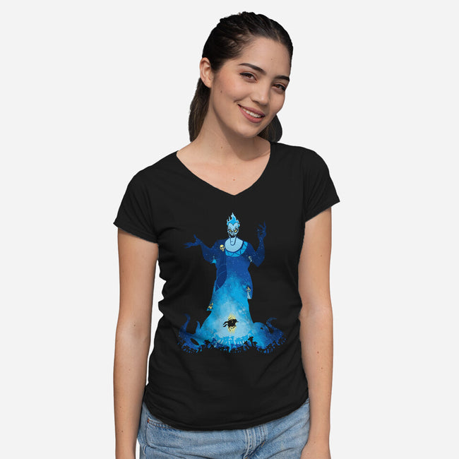Underworld God-womens v-neck tee-dalethesk8er