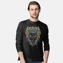 Pray For Thunder-mens long sleeved tee-glitchygorilla