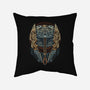 Pray For Thunder-none removable cover throw pillow-glitchygorilla
