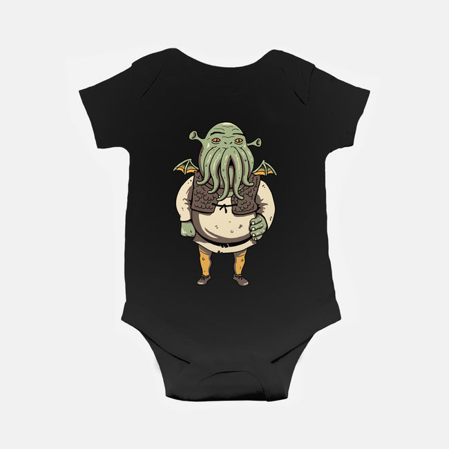Ogre Cthulhu-baby basic onesie-vp021