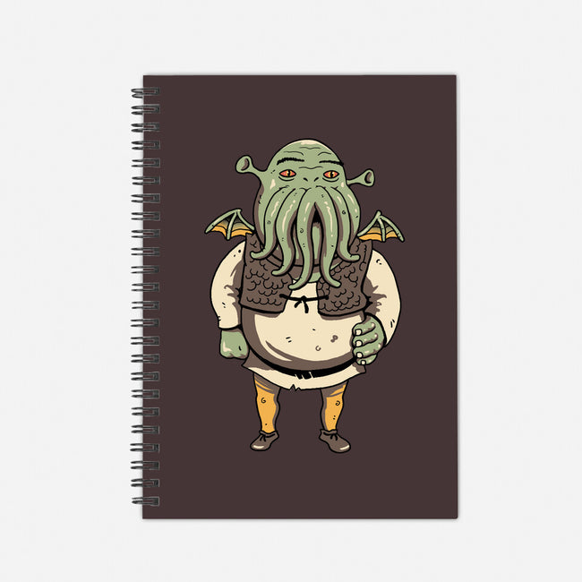 Ogre Cthulhu-none dot grid notebook-vp021