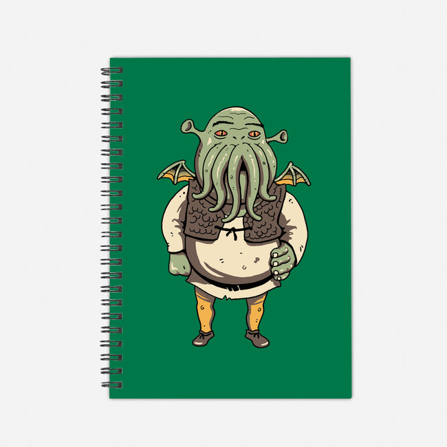 Ogre Cthulhu-none dot grid notebook-vp021