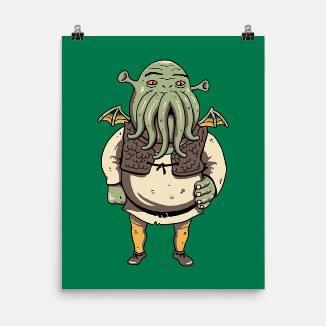 Ogre Cthulhu-none matte poster-vp021