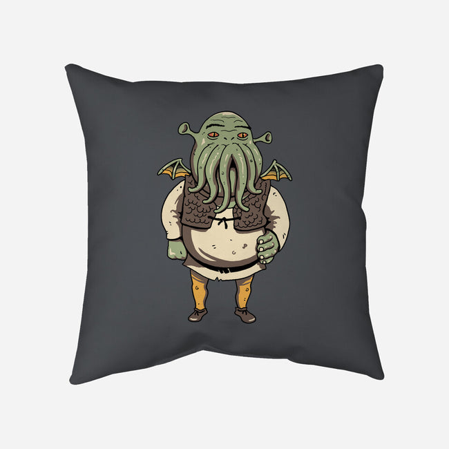 Ogre Cthulhu-none removable cover throw pillow-vp021