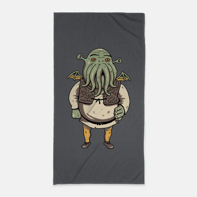 Ogre Cthulhu-none beach towel-vp021