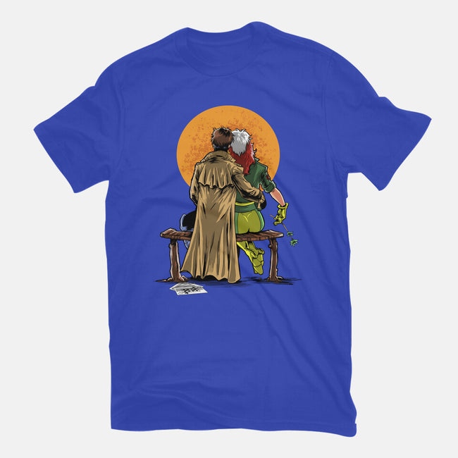 Mutants Gazing At The Moon-womens basic tee-zascanauta