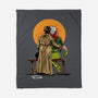 Mutants Gazing At The Moon-none fleece blanket-zascanauta