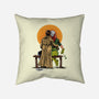 Mutants Gazing At The Moon-none removable cover w insert throw pillow-zascanauta