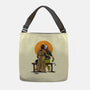 Mutants Gazing At The Moon-none adjustable tote-zascanauta