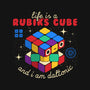 Rubik's Life-none polyester shower curtain-Unfortunately Cool