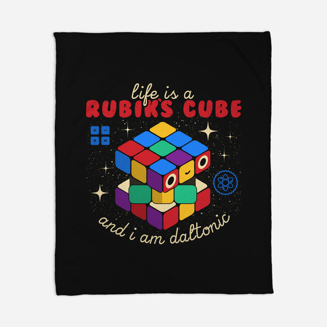 Rubik's Life-none fleece blanket-Unfortunately Cool