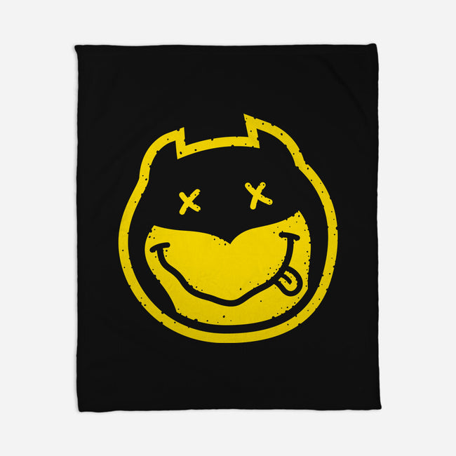 Smells Like Bat Spirit-none fleece blanket-krisren28