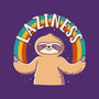 In Laziness We Trust-none glossy sticker-Barbadifuoco