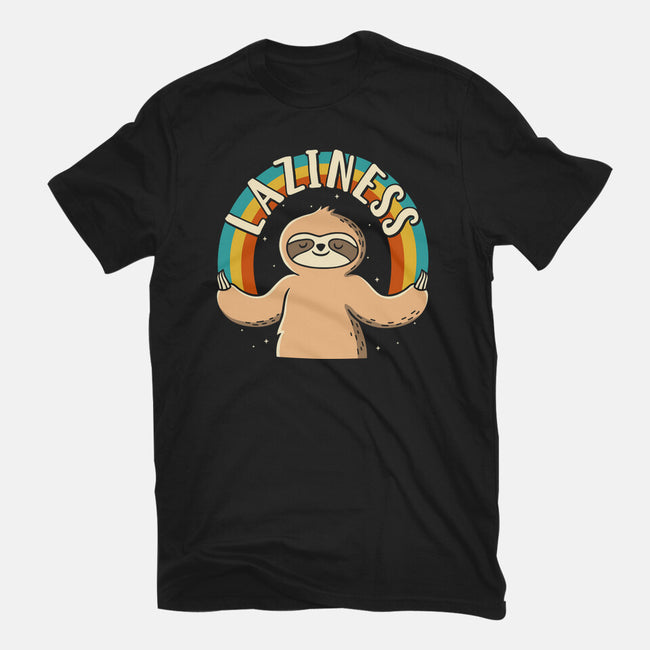 In Laziness We Trust-mens basic tee-Barbadifuoco