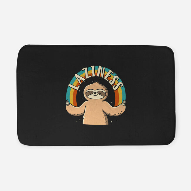 In Laziness We Trust-none memory foam bath mat-Barbadifuoco