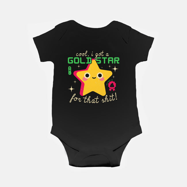 Golden Star-baby basic onesie-Unfortunately Cool