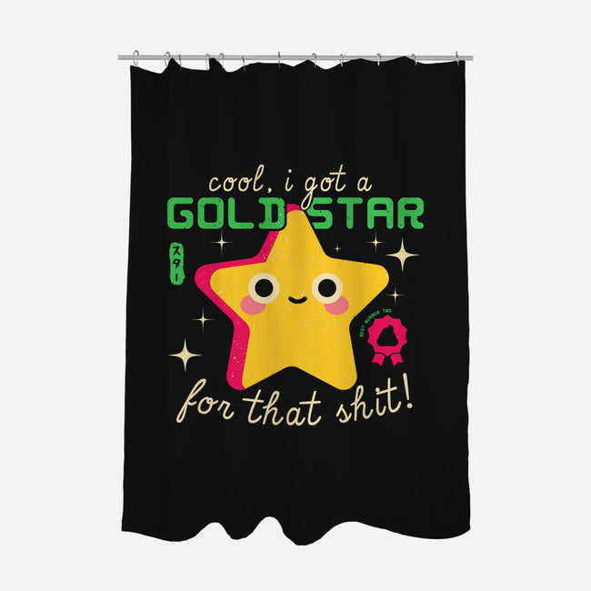 Golden Star-none polyester shower curtain-Unfortunately Cool