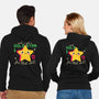 Golden Star-unisex zip-up sweatshirt-Unfortunately Cool