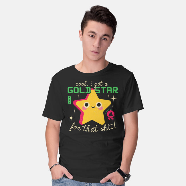 Golden Star-mens basic tee-Unfortunately Cool