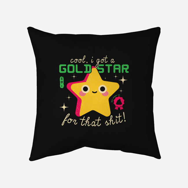 Golden Star-none removable cover throw pillow-Unfortunately Cool