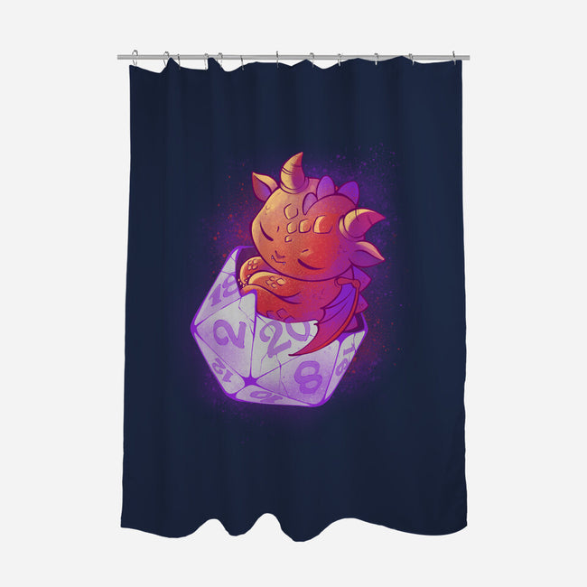 Dragon Egg-none polyester shower curtain-ricolaa